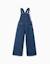 Salopette en jean wide leg Bleu 1 - vertbaudet enfant 