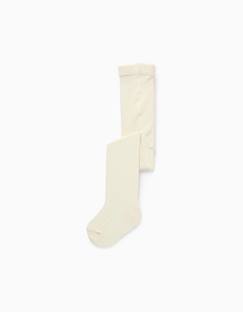 -Collants en maille côtelée anti-bouloche