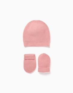 Pack de bonnet + gants en maille  - vertbaudet enfant
