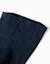 Collants unis en maille anti-bouloche Bleu foncé 2 - vertbaudet enfant 