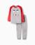 Pyjama coral fleece, amusant, confortable Gris 1 - vertbaudet enfant 