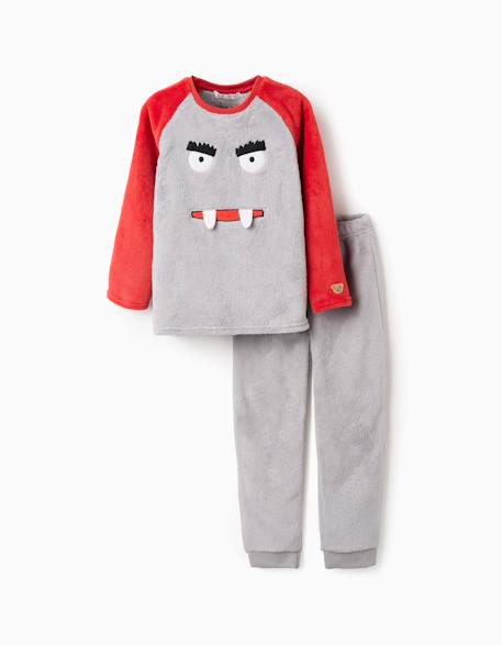 Garçon-Pyjama coral fleece, amusant, confortable