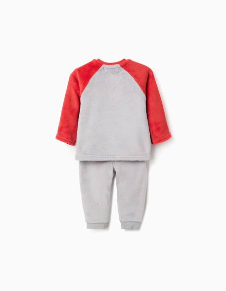 Pyjamas douillets en polyester Gris 4 - vertbaudet enfant 