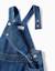 Salopette en jean wide leg Bleu 3 - vertbaudet enfant 