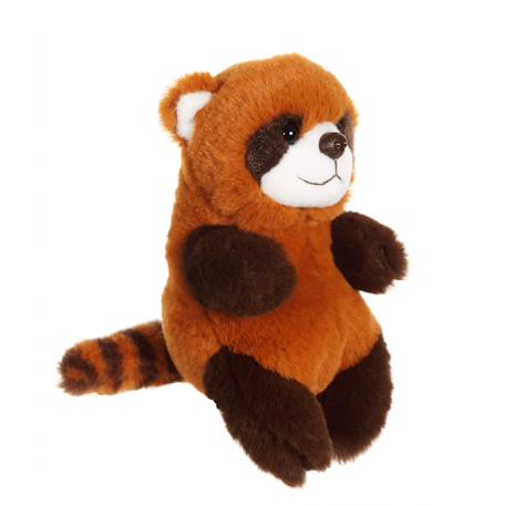 Peluche - peluche p'tits farouches panda roux - 15 cm Orange 2 - vertbaudet enfant 
