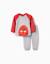 Pyjamas douillets en polyester Gris 1 - vertbaudet enfant 