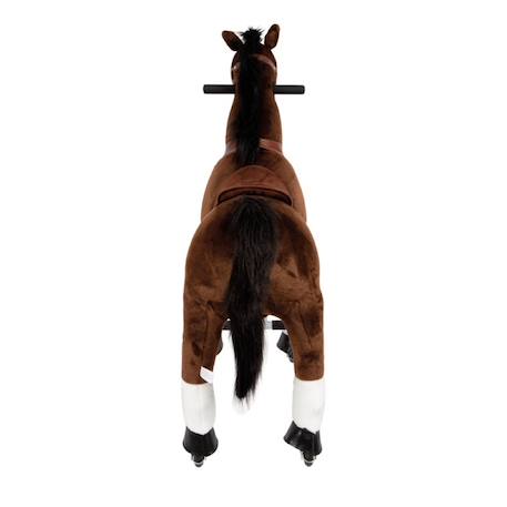 Cheval à monter sur roulettes hauteur 67 cm Marron 4 - vertbaudet enfant 