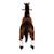 Cheval à monter sur roulettes hauteur 67 cm Marron 4 - vertbaudet enfant 
