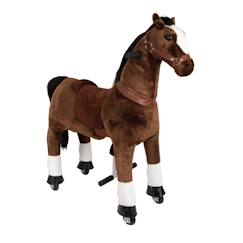 -Cheval à monter sur roulettes hauteur 67 cm