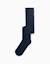 Collants unis en maille anti-bouloche Bleu foncé 1 - vertbaudet enfant 