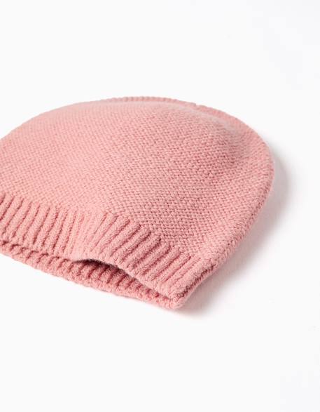 Pack de bonnet + gants en maille Rose 2 - vertbaudet enfant 