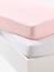 Lot de 2 draps-housses bébé en jersey extensible blanc+bleu vert + blanc+gris + blanc+jaune curry+rose pâle + blanc 9 - vertbaudet enfant 