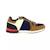 Baskets cuir textile  enfant Marron 1 - vertbaudet enfant 