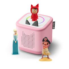 Jouet-Livres-Pack toniebox 2 - boite à histoires - 1 figurine rubie - princesses elsa et vaiana
