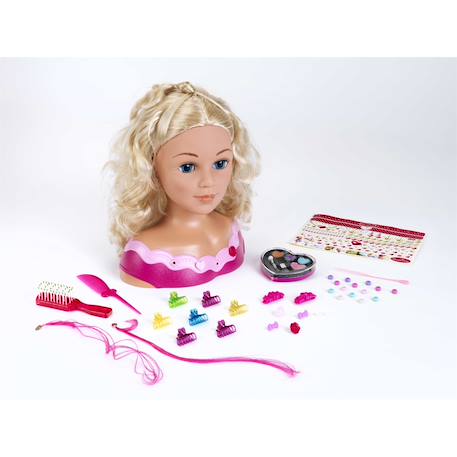 Princess coralie tête à coiffer et à maquiller Multicolore 5 - vertbaudet enfant 