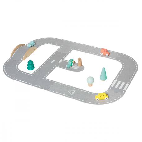 Circuit en feutrine, 21 pièces Multicolore 5 - vertbaudet enfant 