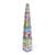 Pyramide carrée les animaux tous mignons Multicolore 1 - vertbaudet enfant 