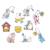 Plastique fou - 10 décos chats et chiens MULTICOLORE 2 - vertbaudet enfant 