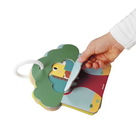 Cartes tactiles la savane en carton Multicolore 4 - vertbaudet enfant 