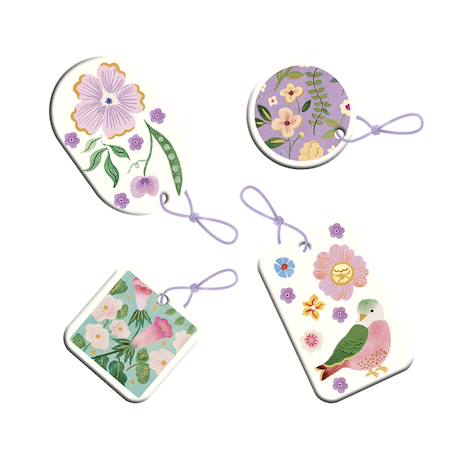 Moulage de décos le jardin fleuri MULTICOLORE 6 - vertbaudet enfant 