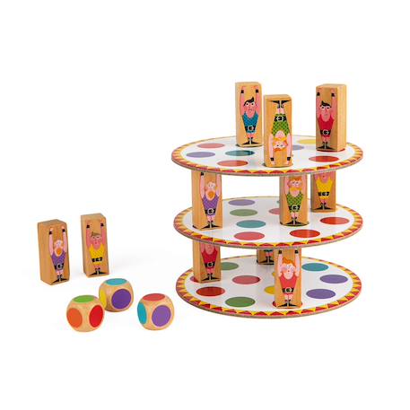 Jeu d'adresse acrobat' Multicolore 1 - vertbaudet enfant 