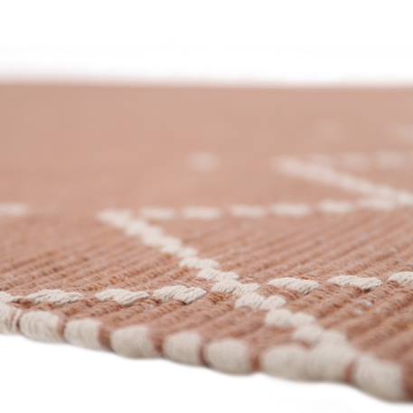 Tapis mallorca moutarde en coton Rose argile 5 - vertbaudet enfant 