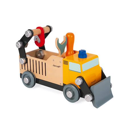 Camion de chantier brico'kids Jaune 1 - vertbaudet enfant 