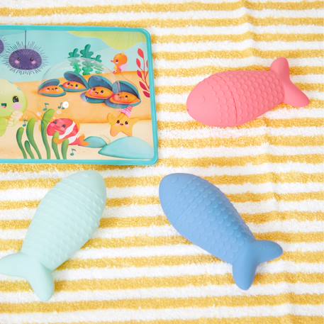 Livre de bain la fête sous l'océan Multicolore 1 - vertbaudet enfant 