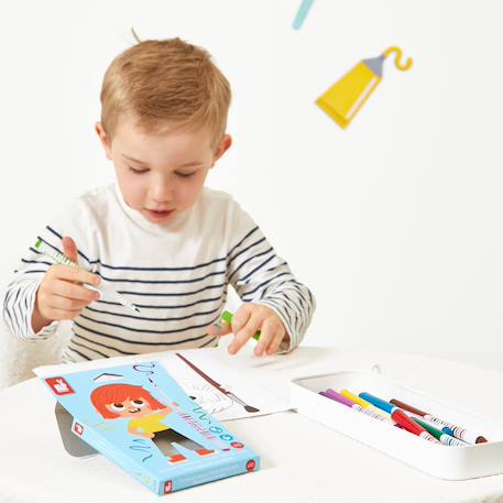 Feutres pinceaux x12 - colo MULTICOLORE 5 - vertbaudet enfant 