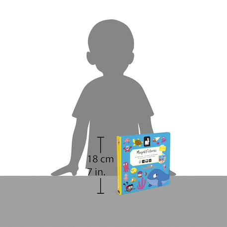 Magneti'stories les fonds marins Multicolore 2 - vertbaudet enfant 