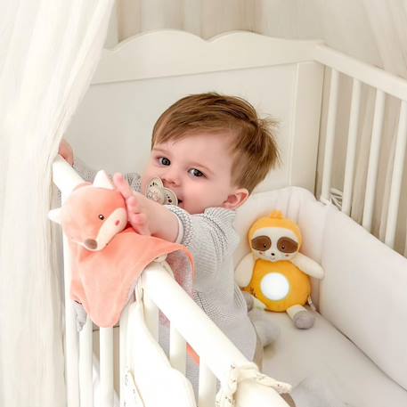Carré doudou bamboo - renard - 24 cm Orange 6 - vertbaudet enfant 