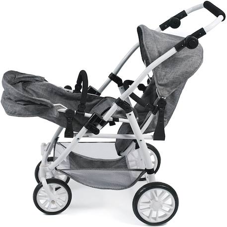 Le buggy twinny pour poupées Gris 4 - vertbaudet enfant 