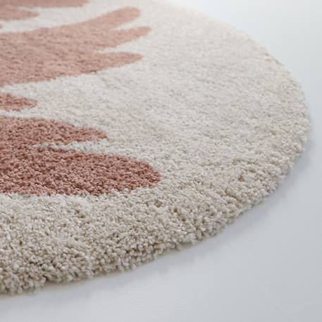Tapis chambre enfant petit oiseau bohemian bird Aqua+Creme+Miel 11 - vertbaudet enfant 