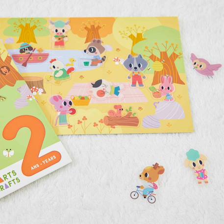 Stickers épais et repositionnables MULTICOLORE 6 - vertbaudet enfant 