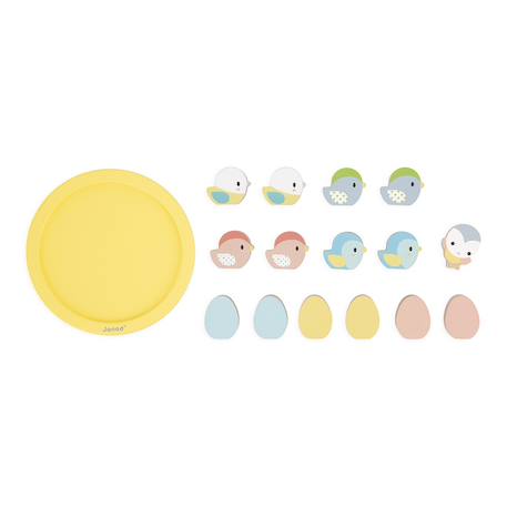 Jeu d'équilibre en bois fsc oiseau Multicolore 2 - vertbaudet enfant 