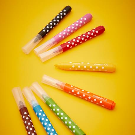 Feutres jumbo x8 - colo MULTICOLORE 1 - vertbaudet enfant 