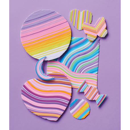 Décos en scoubidous à créer MULTICOLORE 1 - vertbaudet enfant 