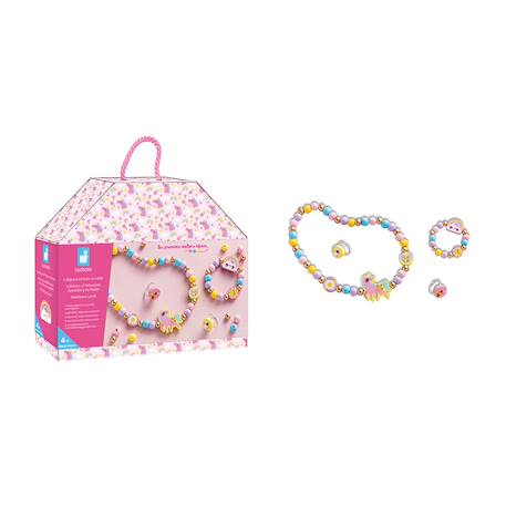 Bijoux en bois à créer - rainbow land MULTICOLORE 6 - vertbaudet enfant 