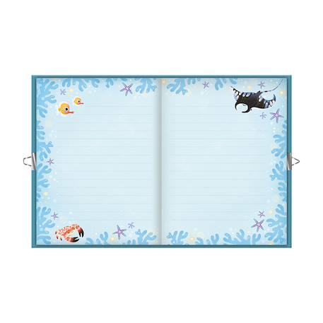 Carnet secret sirène - magic ocean MULTICOLORE 4 - vertbaudet enfant 