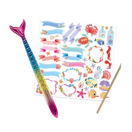 Carnet secret sirène - magic ocean MULTICOLORE 5 - vertbaudet enfant 