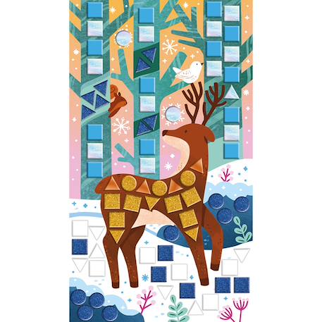 Mosaïques bel hiver MULTICOLORE 4 - vertbaudet enfant 