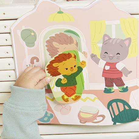 Cahier de stickers la maison MULTICOLORE 6 - vertbaudet enfant 