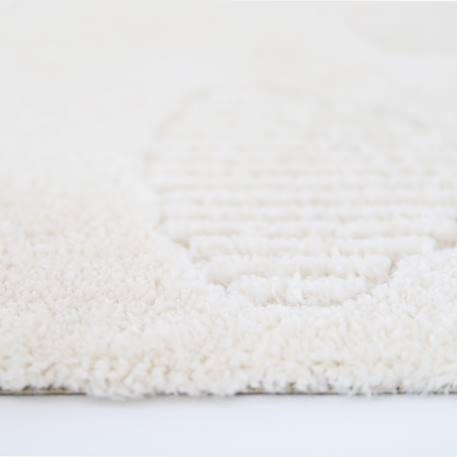 Tapis enfant petits nuages ton sur ton nouby Ecru 5 - vertbaudet enfant 