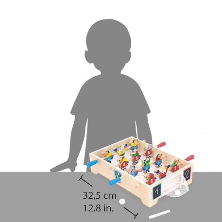 Mini baby hockey en bois fsc Multicolore 2 - vertbaudet enfant 