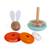 Empilable culbuto lapin janod Multicolore 3 - vertbaudet enfant 