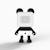 Enceinte bluetooth dancing animal panda Noir, blanc 4 - vertbaudet enfant 