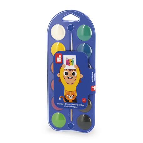 Peinture à l'eau - colo MULTICOLORE 3 - vertbaudet enfant 