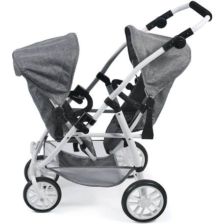 Le buggy twinny pour poupées Gris 3 - vertbaudet enfant 