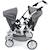 Le buggy twinny pour poupées Gris 3 - vertbaudet enfant 