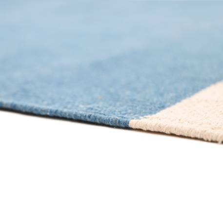Tapis chambre coton lucia Bleu+Rose liège 5 - vertbaudet enfant 